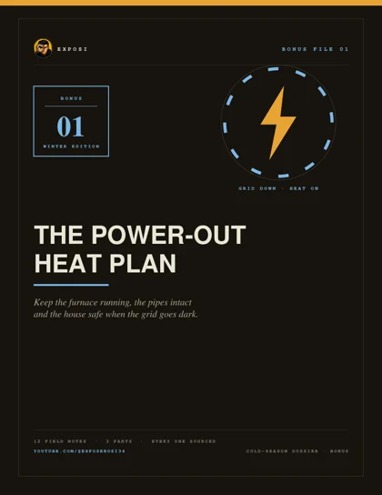 Bonus 01: The Power-Out Heat Plan